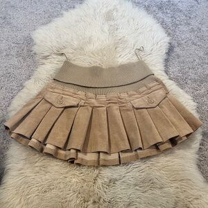 Mango Corduroy Mini Skirt